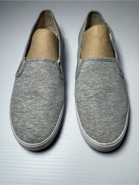 Keds Women's Pursuit Jersey slip-on sneakers in a heather grey